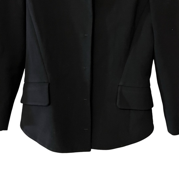 Proenza Schouler Wool Blend Blazer Made in Italy Black luxury old money - Picture 5 of 16
